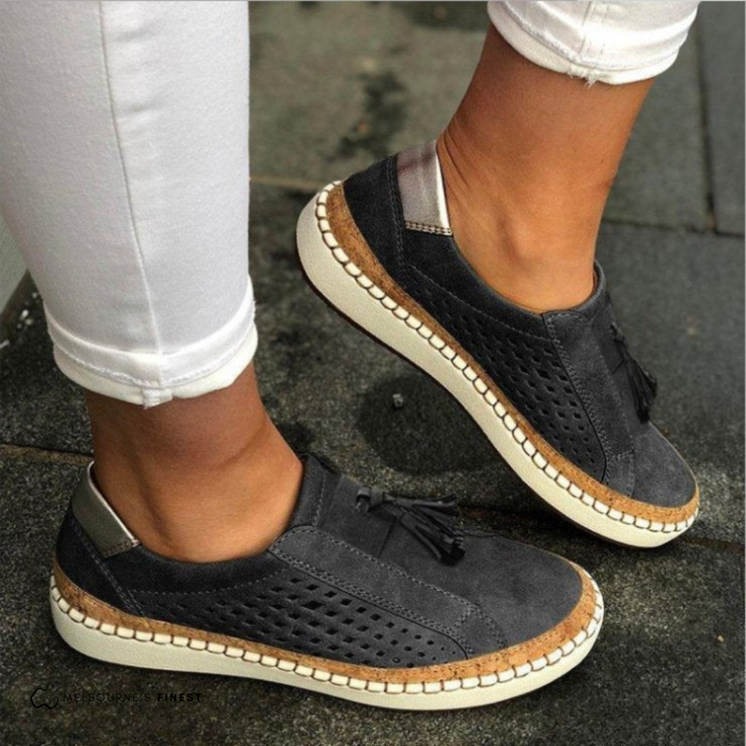 Lauriane | Chaussures Perforées à Enfiler