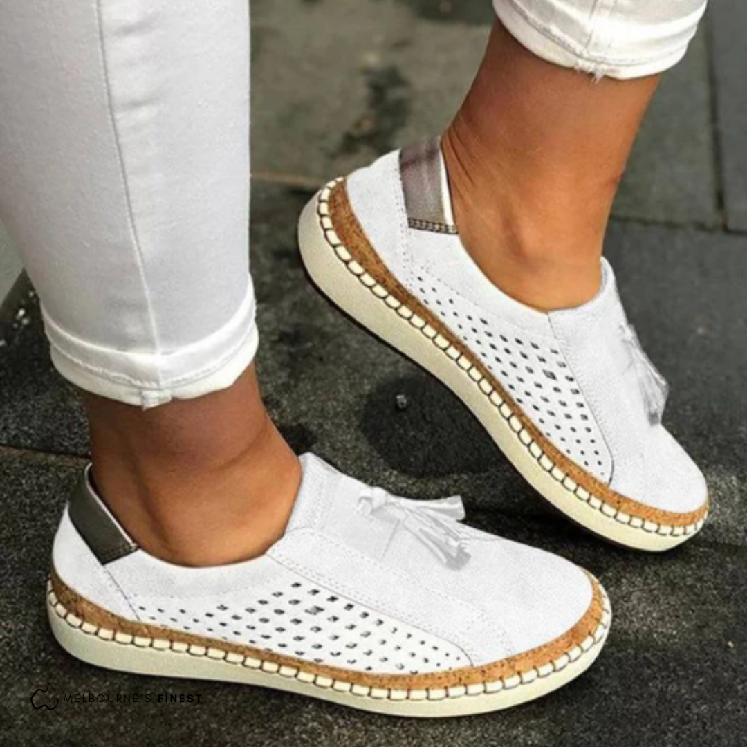 Lauriane | Chaussures Perforées à Enfiler