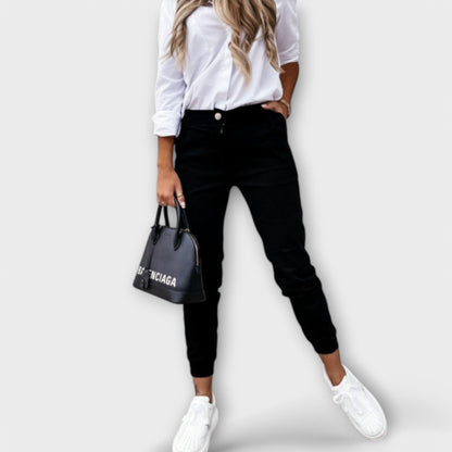 Mélanie | Pantalon Élastique Confort pour Quotidien
