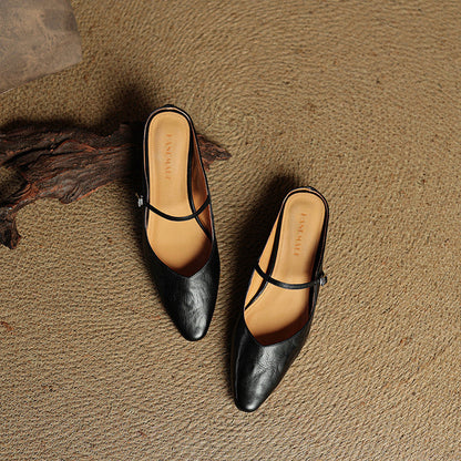 Elora | Ballerines Pointues à Bride Fine