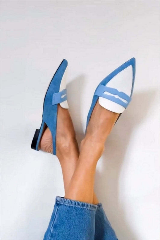 Klervi | Mocassins Dos Ouvert Bout Pointu