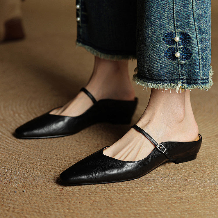 Elora | Ballerines Pointues à Bride Fine