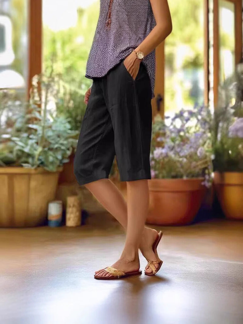 Dora | Short Léger Taille Élastique pour Été