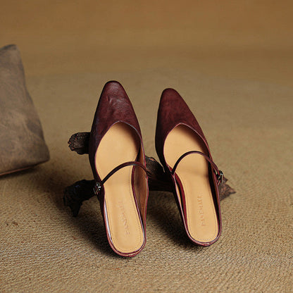 Elora | Ballerines Pointues à Bride Fine