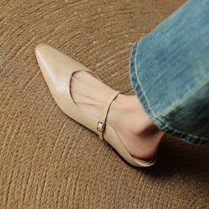 Elora | Ballerines Pointues à Bride Fine