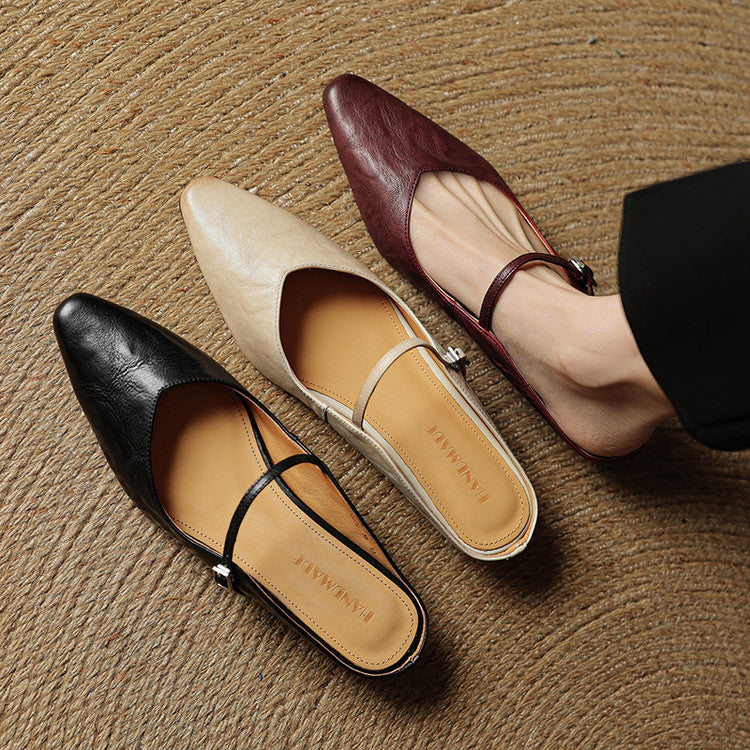 Elora | Ballerines Pointues à Bride Fine