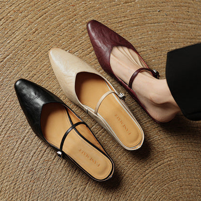 Elora | Ballerines Pointues à Bride Fine