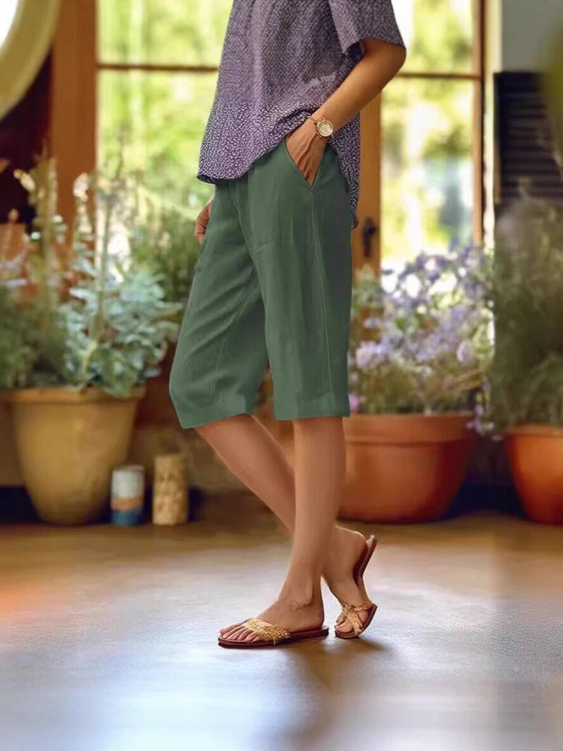 Dora | Short Léger Taille Élastique pour Été
