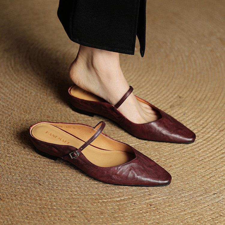 Elora | Ballerines Pointues à Bride Fine