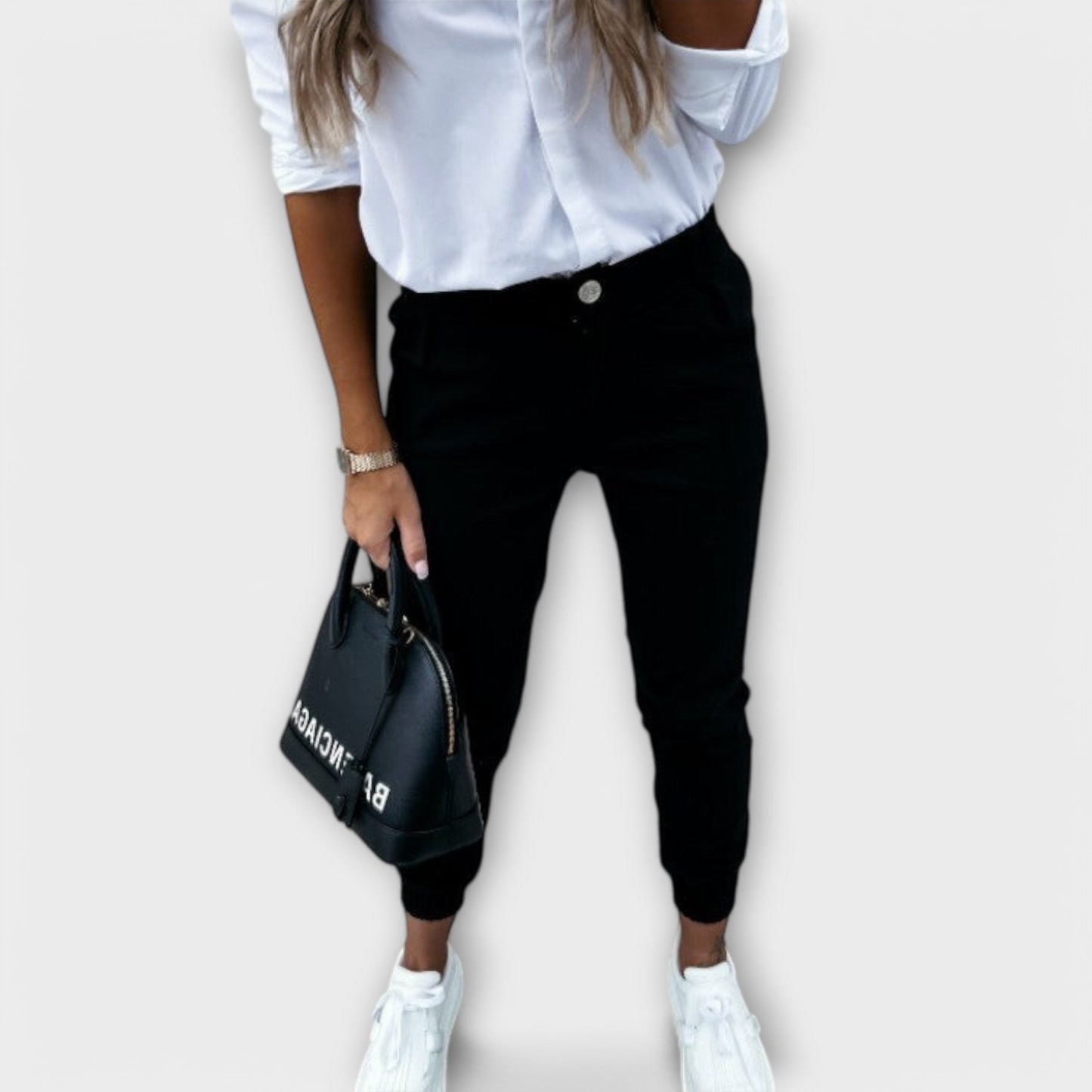Mélanie | Pantalon Élastique Confort pour Quotidien