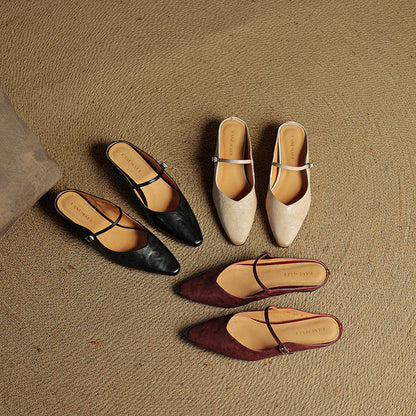 Elora | Ballerines Pointues à Bride Fine