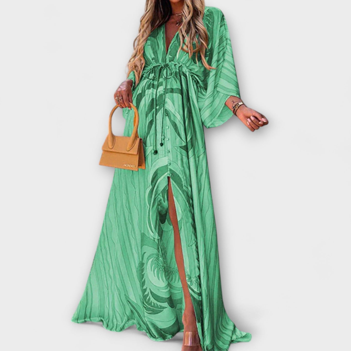 Osanne | Robe Longue Imprimée Multicolore