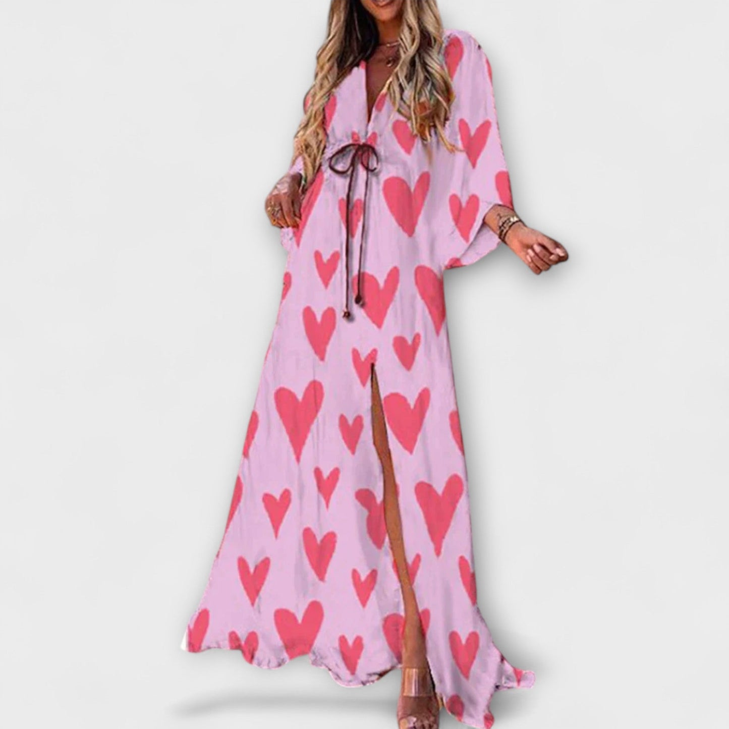 Osanne | Robe Longue Imprimée Multicolore