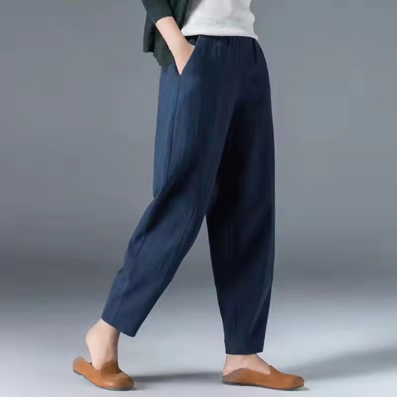 Désirée | Pantalon Été Léger Cheville Resserrée