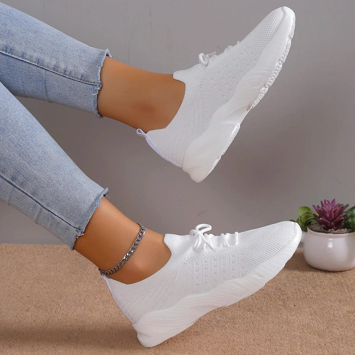 Cecily | Baskets Légères Confort pour Femme