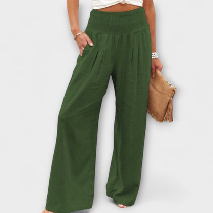 Théa | Pantalon Ample Décontracté Taille Souple