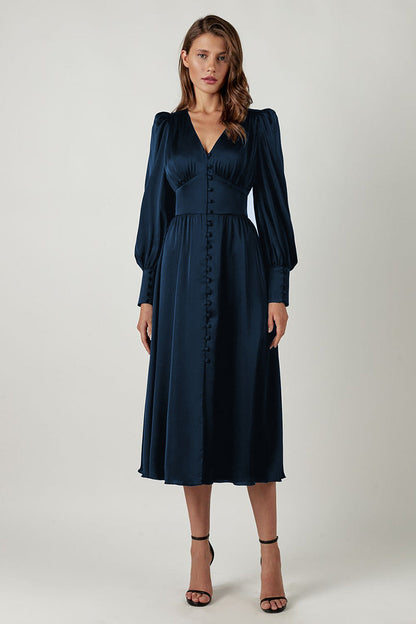 Juliette | Robe en satin femme élégante pour l’été