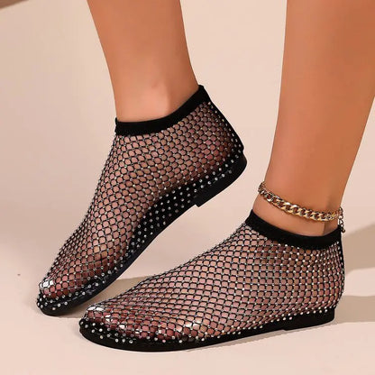 Solène | Ballerines Strass à Bride