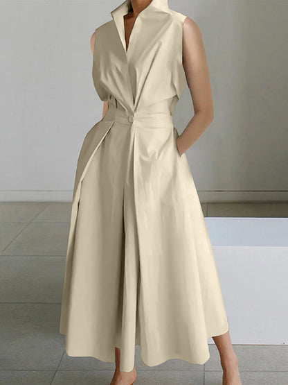 Clémence | Robe chemise femme élégante en coton