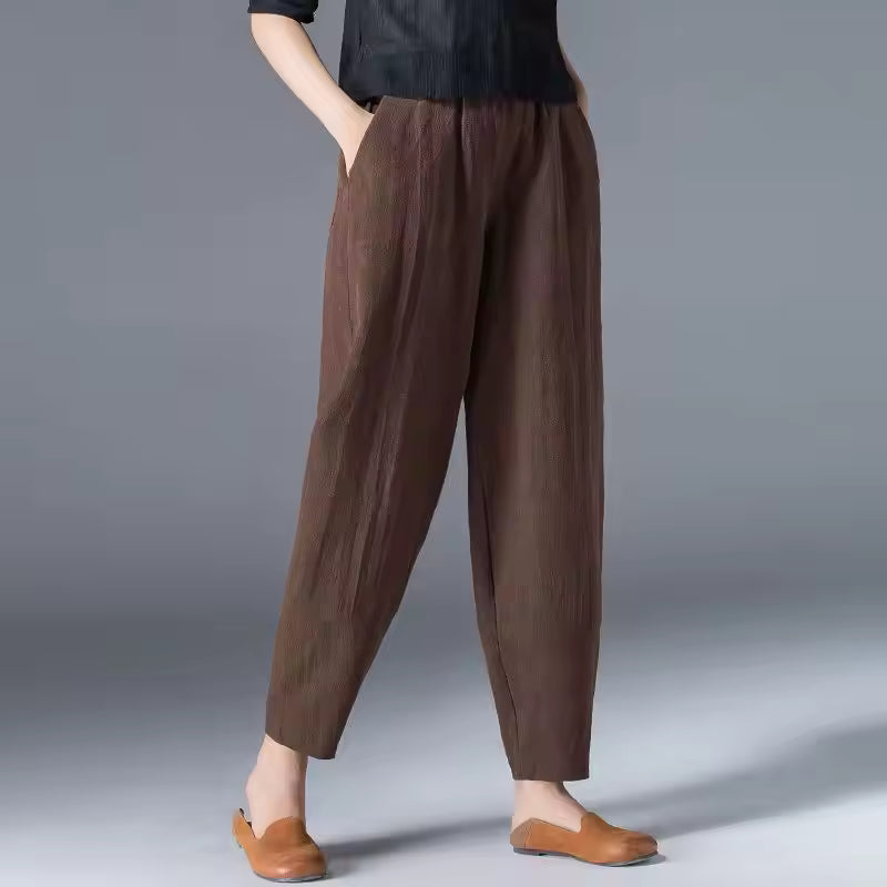 Désirée | Pantalon Été Léger Cheville Resserrée