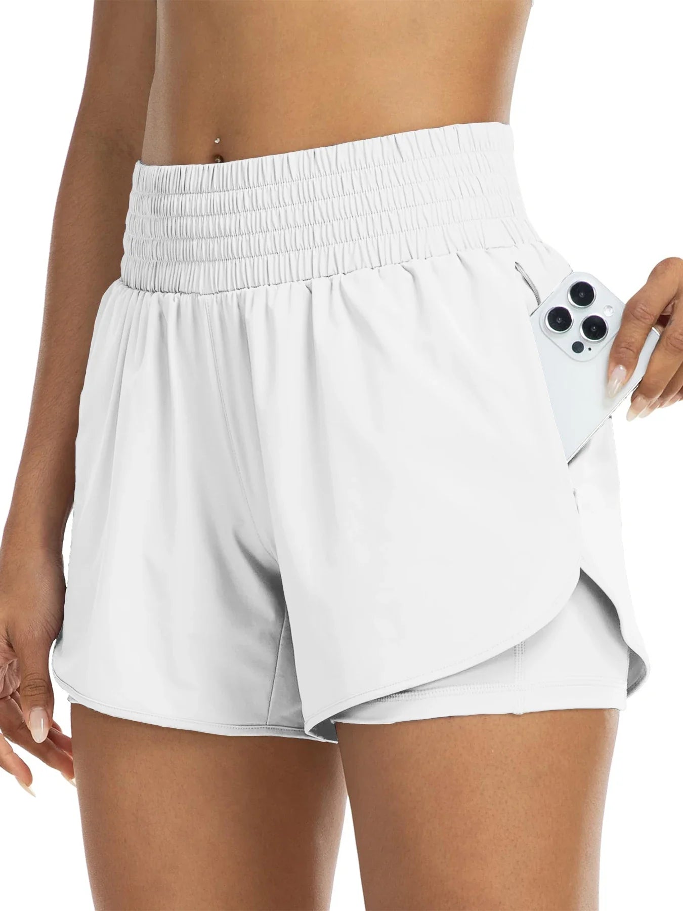Andrea | Short Taille Haute Sport Chic
