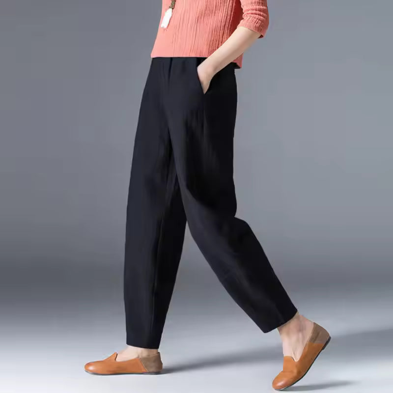 Désirée | Pantalon Été Léger Cheville Resserrée