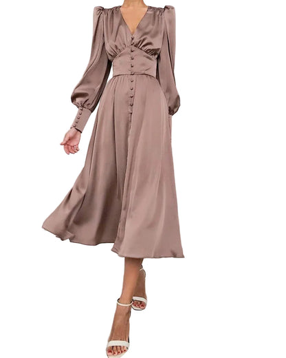 Juliette | Robe en satin femme élégante pour l’été