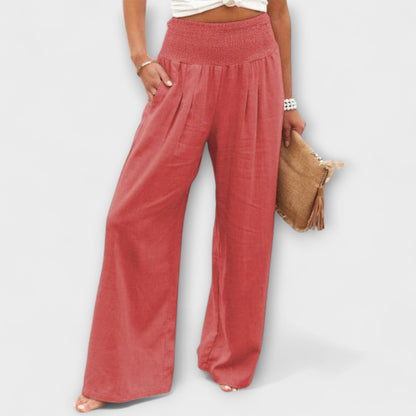 Théa | Pantalon Ample Décontracté Taille Souple