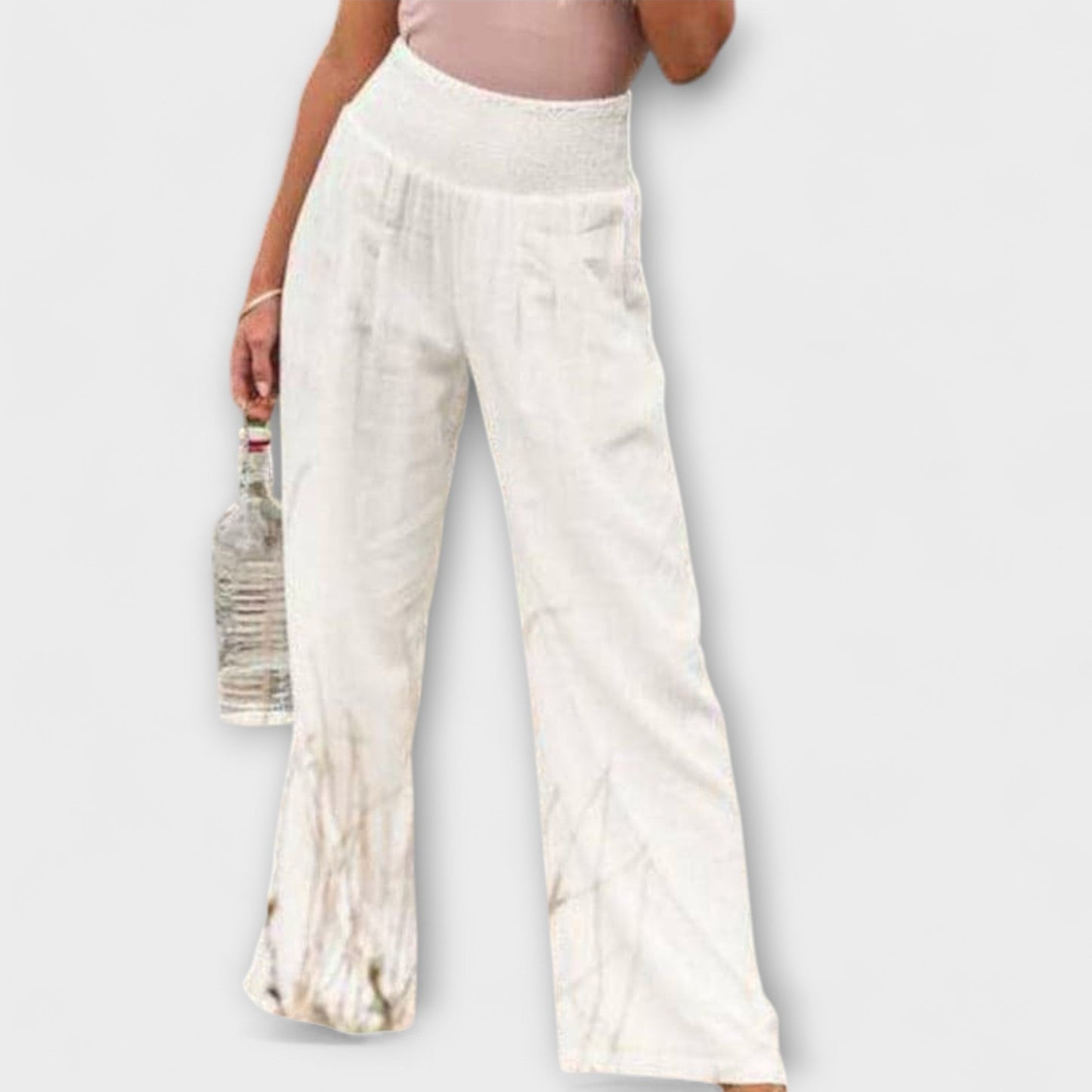 Théa | Pantalon Ample Décontracté Taille Souple