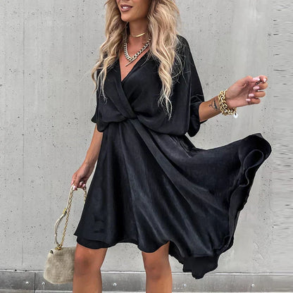 Rosalie | Robe Élégante Plissée