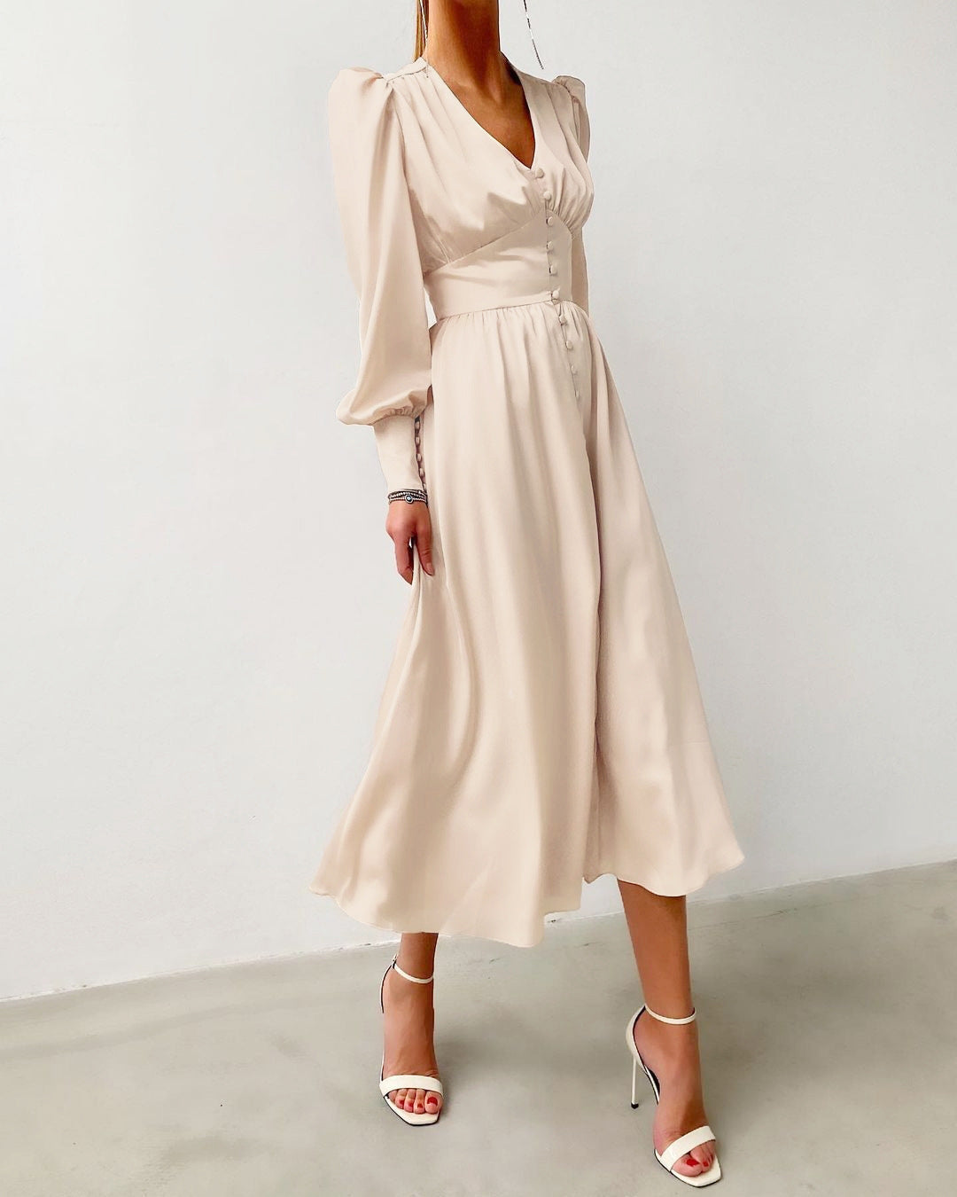 Juliette | Robe en satin femme élégante pour l’été