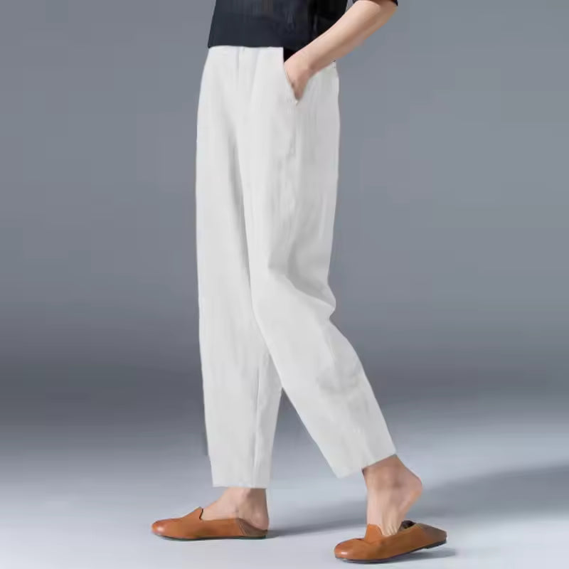 Désirée | Pantalon Été Léger Cheville Resserrée