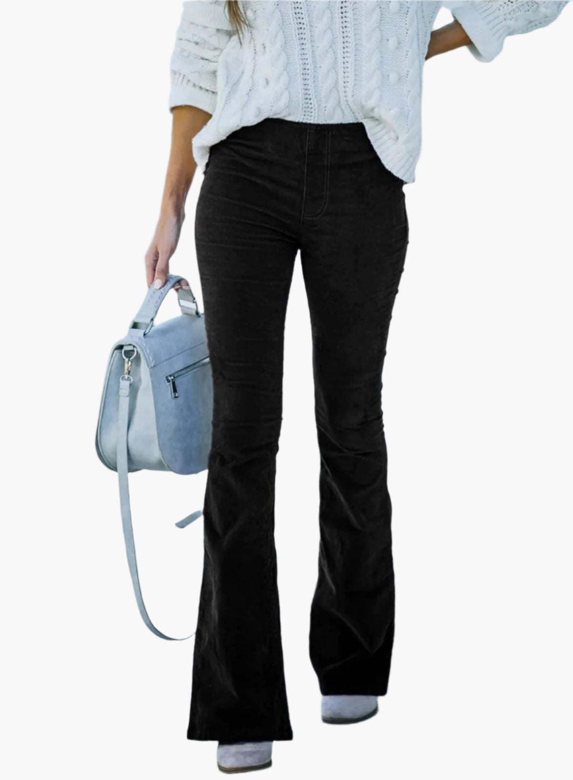 Selena | Pantalon Flare Taille Haute