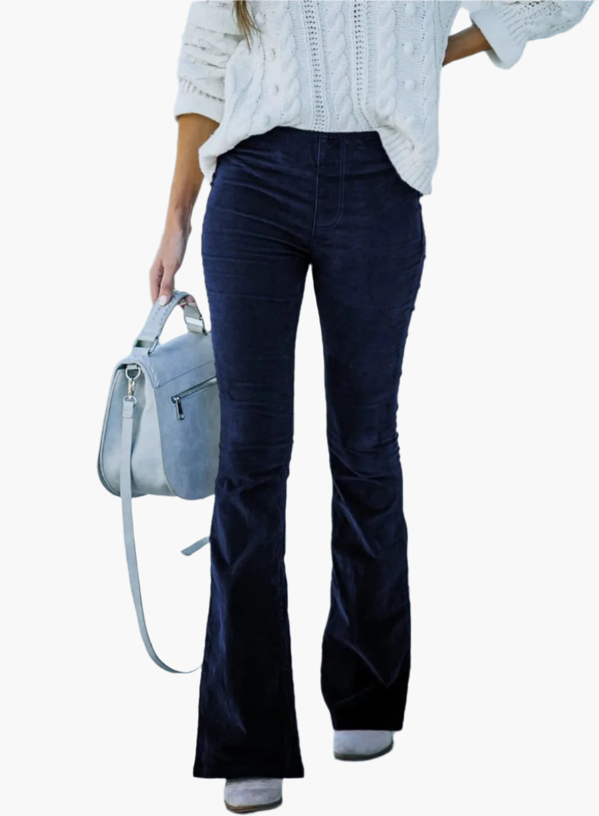 Selena | Pantalon Flare Taille Haute