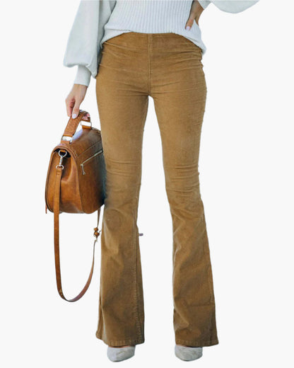 Selena | Pantalon Flare Taille Haute
