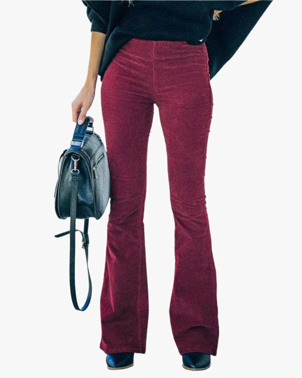 Selena | Pantalon Flare Taille Haute
