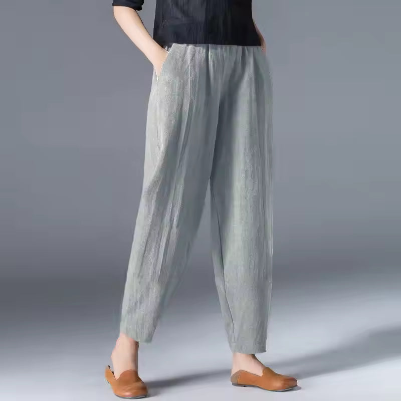 Désirée | Pantalon Été Léger Cheville Resserrée