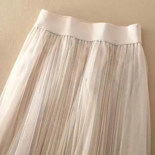 Morgan | Jupe Plissée Fluide Taille Haute