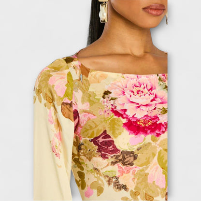 Léonore | Robe Longue Bohème Romantique pour Cérémonies
