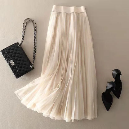 Morgan | Jupe Plissée Fluide Taille Haute