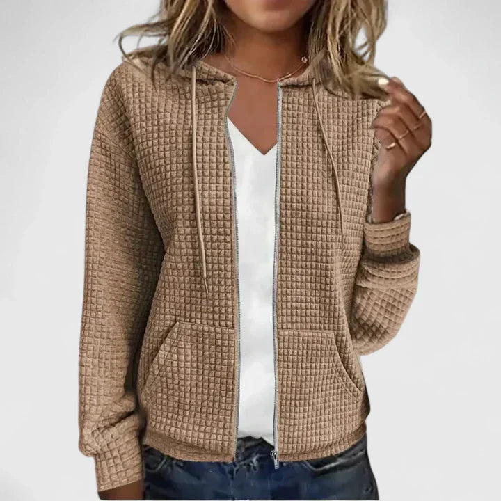 Maëlise | Gilet Long Drapé Fluide