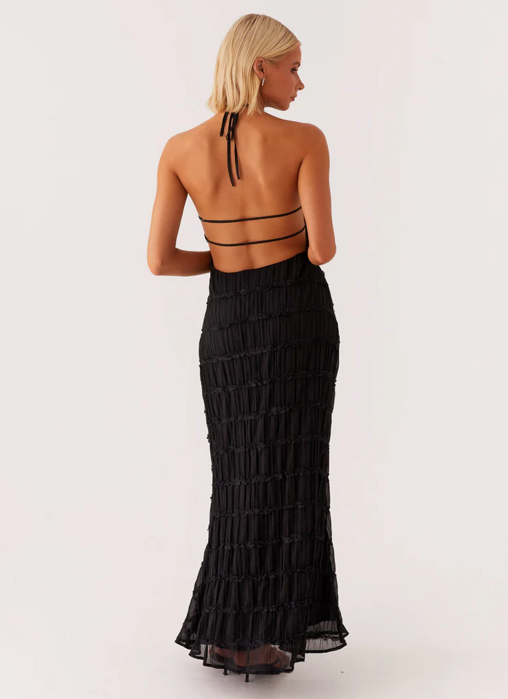 Juliette | Robe Longue Halter Dos Nu