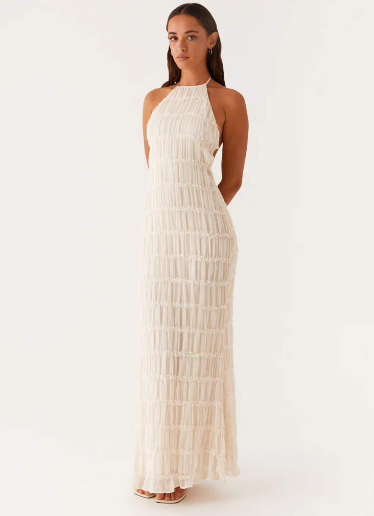 Juliette | Robe Longue Halter Dos Nu