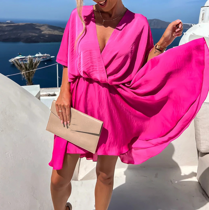 Rosalie | Robe Élégante Plissée