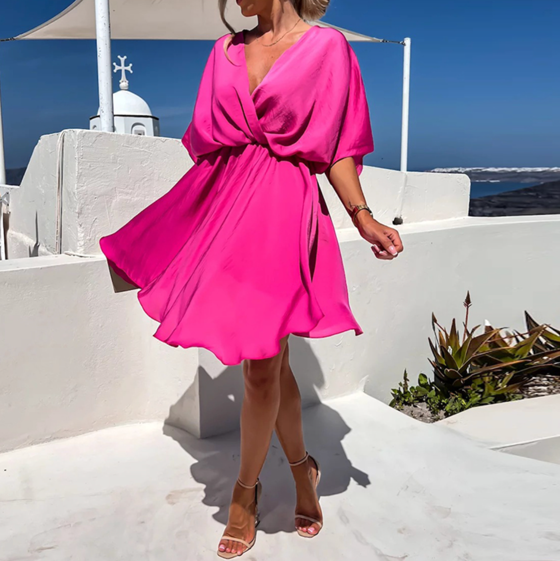Rosalie | Robe Élégante Plissée