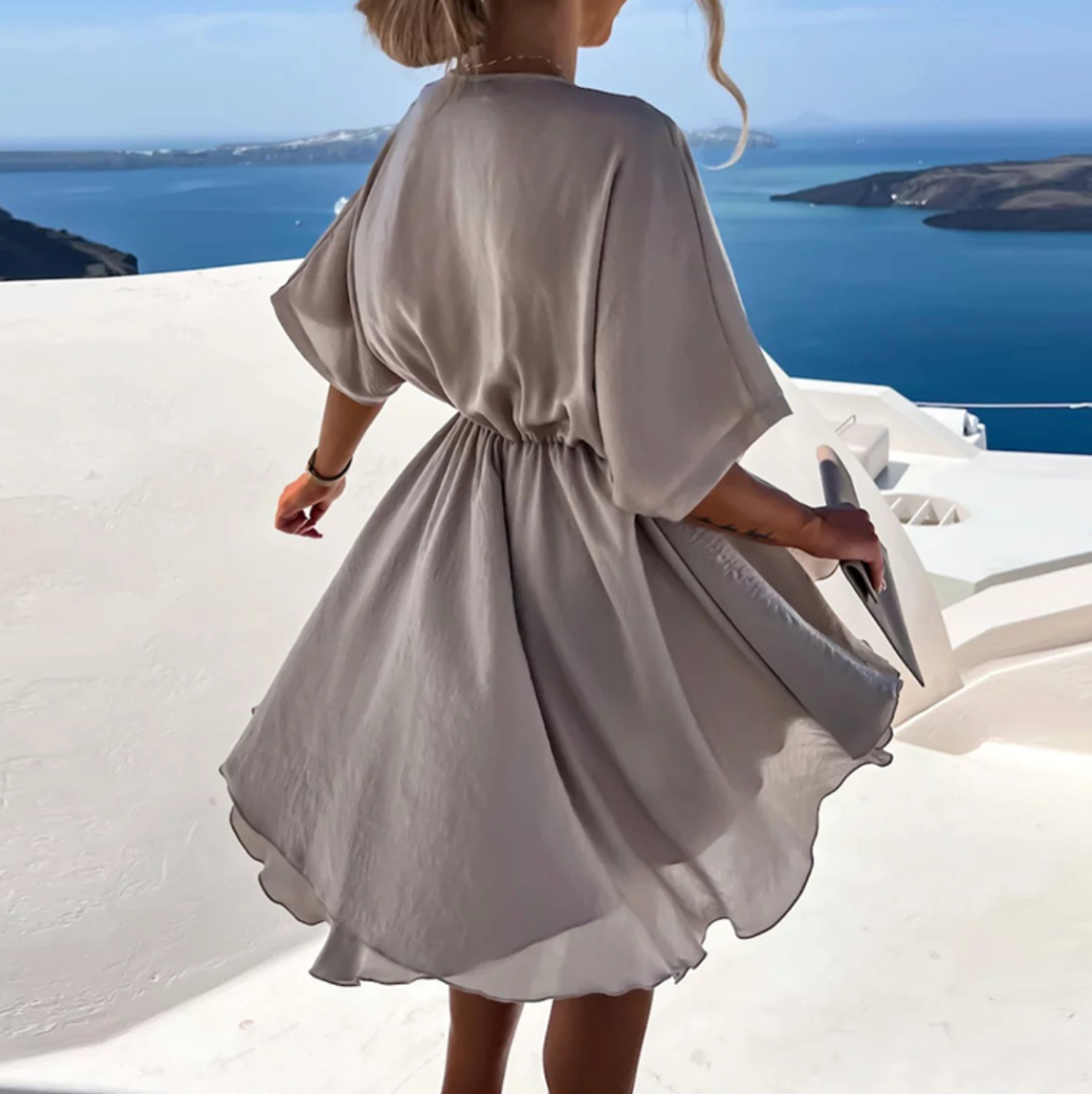 Rosalie | Robe Élégante Plissée