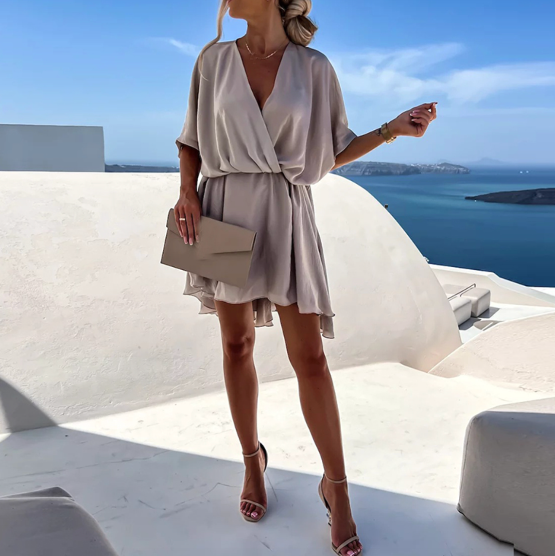 Rosalie | Robe Élégante Plissée