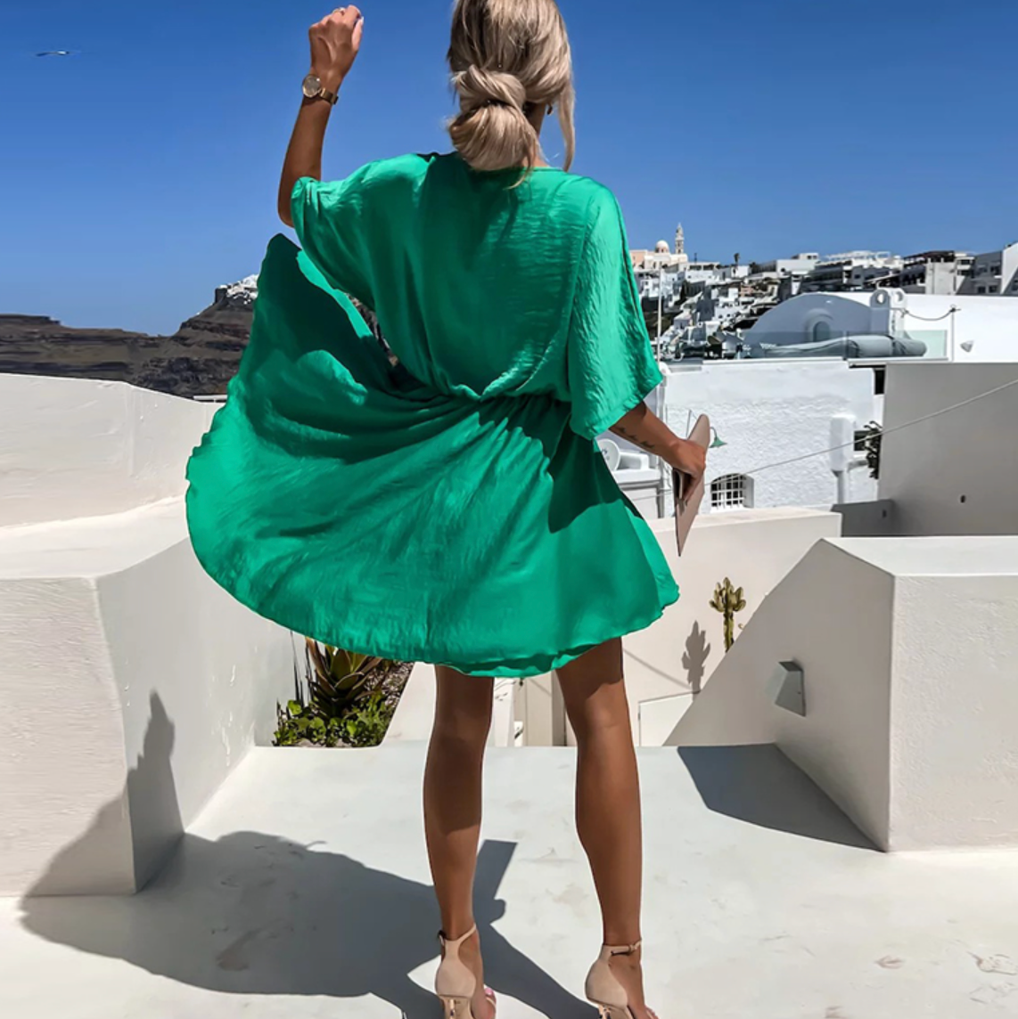 Rosalie | Robe Élégante Plissée