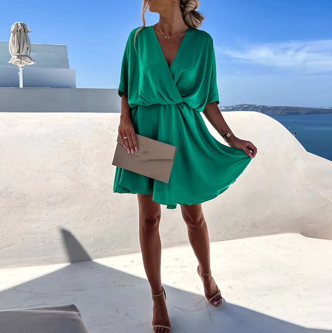 Rosalie | Robe Élégante Plissée