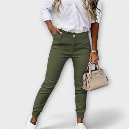 Mélanie | Pantalon Élastique Confort pour Quotidien